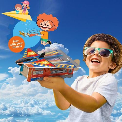 купить Конструктор Cubik Fun DS1115h 3D puzzle Lansator de avioane в Кишинёве 