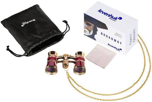 cumpără Binoclu Levenhuk Broadway 325B Red Opera Glasses în Chișinău 