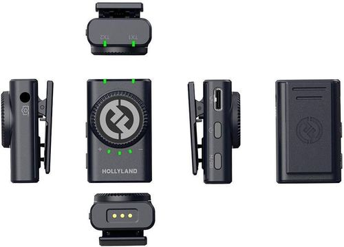 купить Микрофон Hollyland Lark M2 Camera (Duo,Shine Charcoal) в Кишинёве 