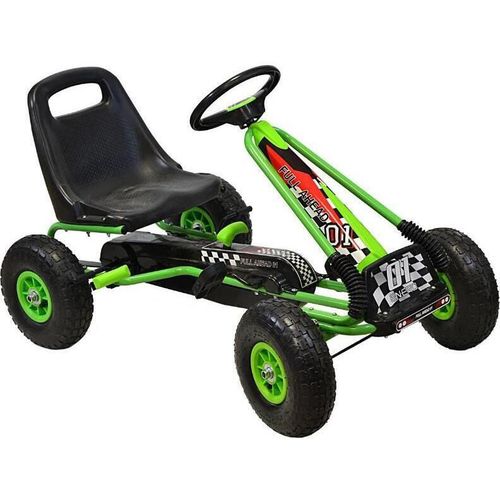 купить Транспорт для детей Enero Sport Go-Kart 01 Green в Кишинёве 