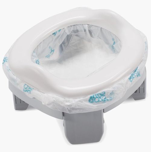 купить Детский горшок Roxy Kids HP-250G Горшок дорожный HandyPotty в фирменной сумке, серый в Кишинёве 