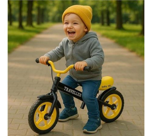 купить Велосипед Baby Mix 56305 беговел с тормозом Traveller чёрный в Кишинёве 