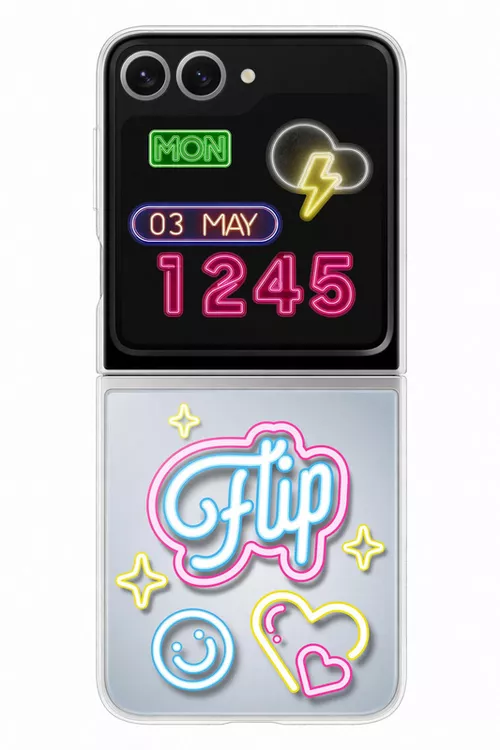 cumpără Husă pentru smartphone Samsung EF-ZF74 Flipsuit Case Flip 6 Transparancy în Chișinău 