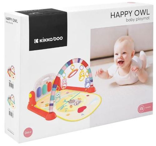 купить Коврик игровой Kikka Boo 31201010401 Salteluta de joaca Happy Owl Orange в Кишинёве 