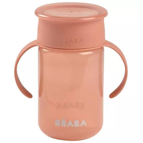 cumpără Cană cu pai Beaba B913571 Cana de invatare 340 ml Pink în Chișinău 