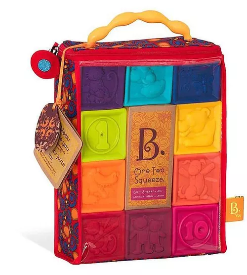 купить Игрушка Battat BX1971Z Set Educativ Cuburi și Piramidă, cod 60331 в Кишинёве 