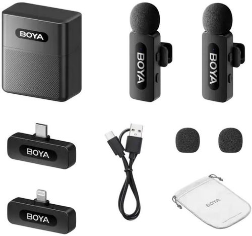купить Микрофон Boya BY-V3 Combo, 3 in1, Black в Кишинёве 