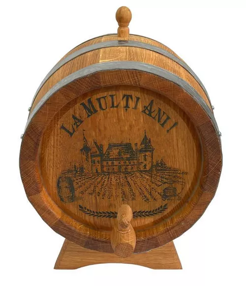 купить Бочка для вина miscellaneous VOR58639 3L din stejar в Кишинёве 