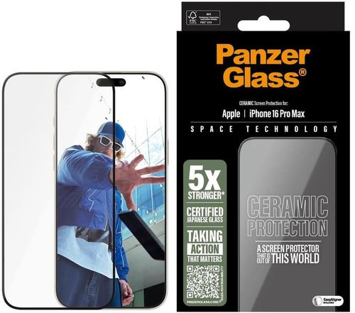 купить Стекло защитное для смартфона PanzerGlass iPhone 16 Pro Max, Classic Fit (PG_2876) в Кишинёве 