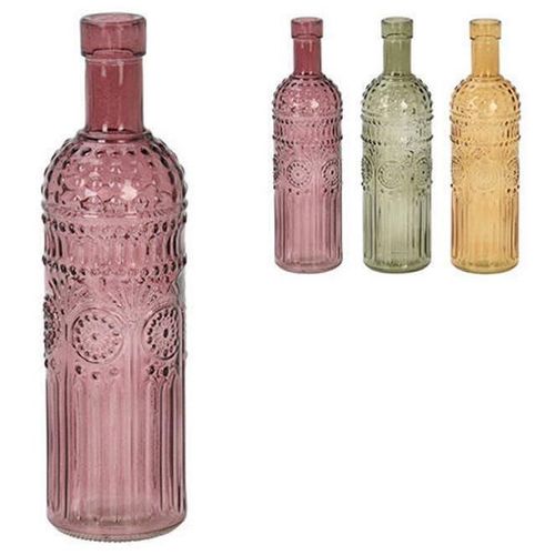 купить Декор Holland 51002 Ваза стеклянная Бутылка 25X7сm, цветной в Кишинёве 