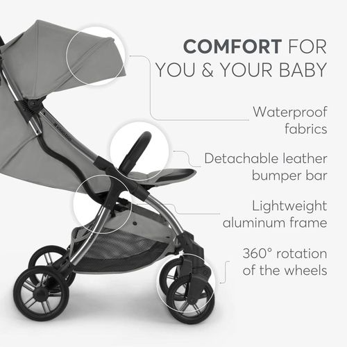 купить Детская коляска Kikka Boo 31001030159 Cloe Grey в Кишинёве 