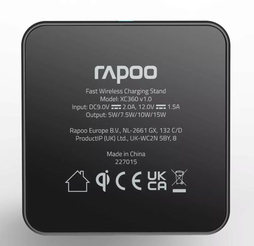 купить Зарядное устройство беспроводное Rapoo 11964 XC360 15W в Кишинёве 