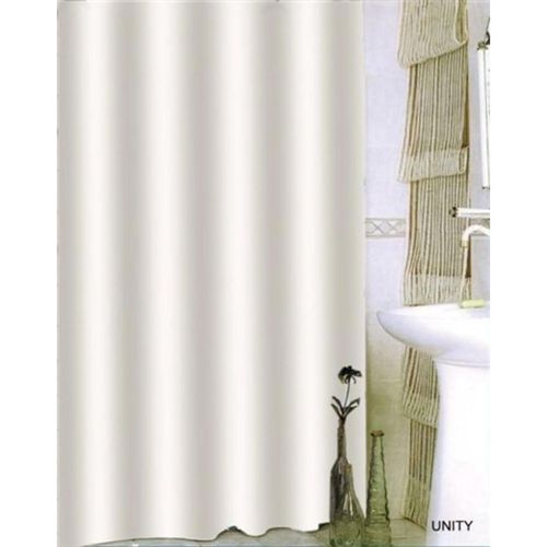 купить Занавеска для ванной Bisk 08702 UNITY (textil) alb 180x200 в Кишинёве 