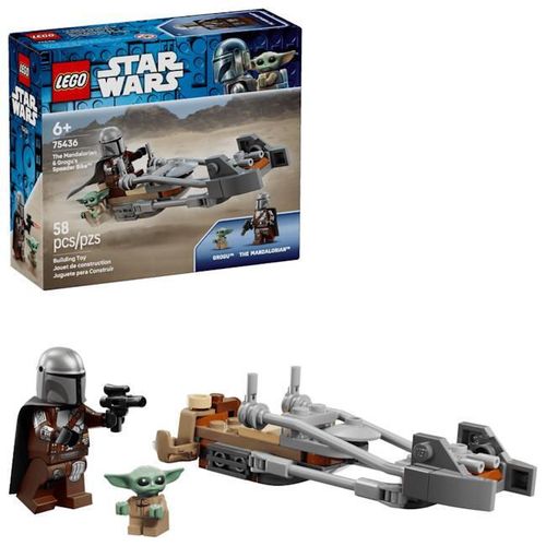 купить Конструктор Lego 75436 The Mandalorian&Grogu's Speeder Bike в Кишинёве 