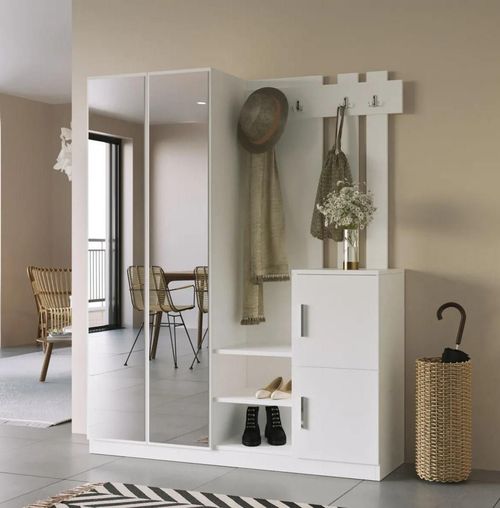 cumpără Mobilă pentru antreu Trendy DD8-W, 147x179x35cm (GTR001397) în Chișinău 