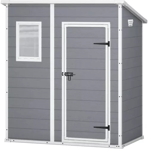 cumpără Căsuţă de grădină Keter 56114 Casuta de gradina Manor Pent 6x4 183.5x111x200.5cm, gri în Chișinău 
