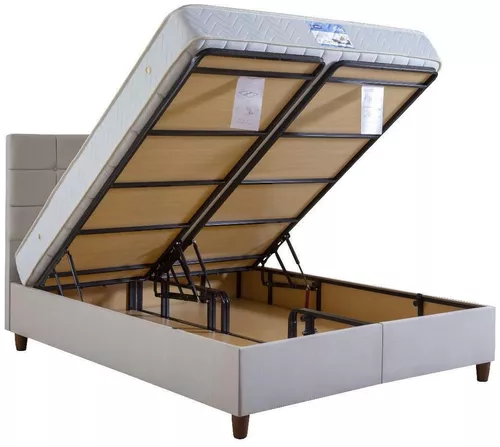 cumpără Pat oskar 140×190 Side Krem (без матраса) В116/Ш+3/Т+10см în Chișinău 