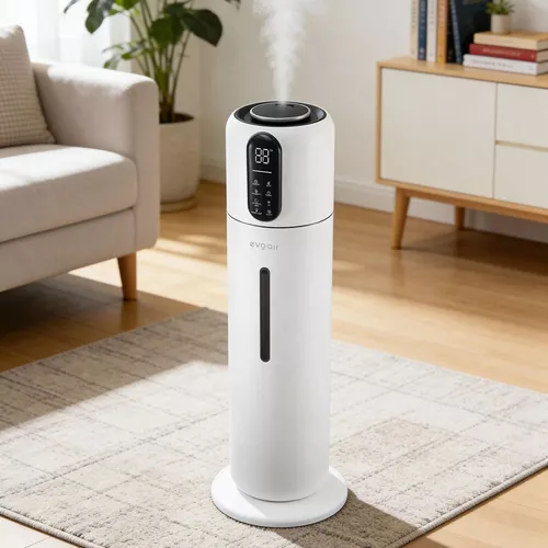 купить Увлажнитель воздуха EvoAir STEAMI X8500 Smart, Wi-Fi, резервуар 8,5 л, производительность увлажнения 300 мл/ч в Кишинёве 