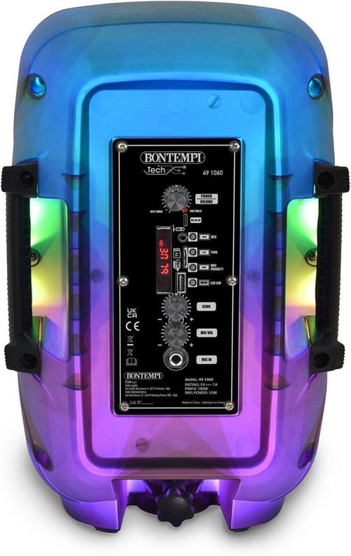 купить Колонка портативная Bluetooth Bontempi 491060 Беспроводная колонка с микрофоном и подсветкой в Кишинёве 