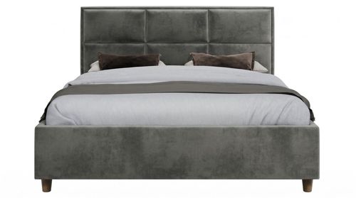 купить Кровать Relaxe Home 025410 Toscana (160x200), London 16, Dark Grey в Кишинёве 