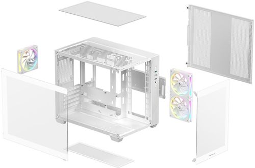 купить Корпус для ПК Deepcool CG330 3F WH в Кишинёве 