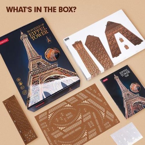 купить Конструктор Cubik Fun MC284h 3D puzzle Turnul Eiffel, 314 elemente в Кишинёве 