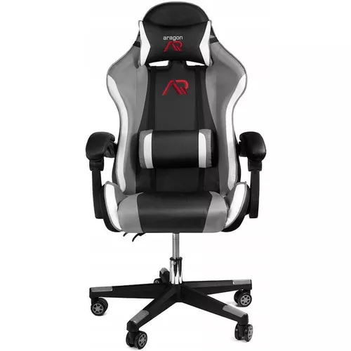 cumpără Fotoliu de birou Jumi ARAGON (gri/negru/alb) în Chișinău 