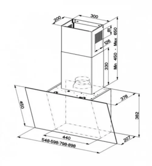 купить Вытяжка Faber DAISY EG6 WH A55 (110.0371.516) в Кишинёве 