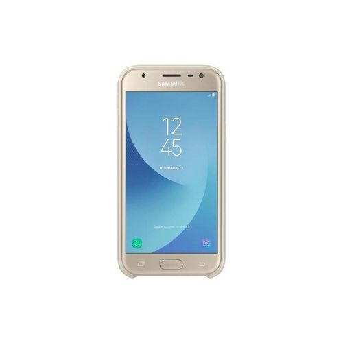 cumpără Husă pentru smartphone Samsung EF-PJ330, Galaxy J3 2017, Dual Layer Cover, Gold în Chișinău 