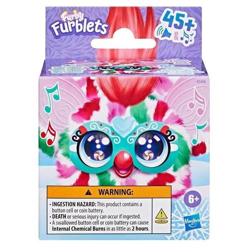 cumpără Jucărie de pluș Hasbro G1436 Furby Interactive Plush Furblet Pep Mint 5cm în Chișinău 