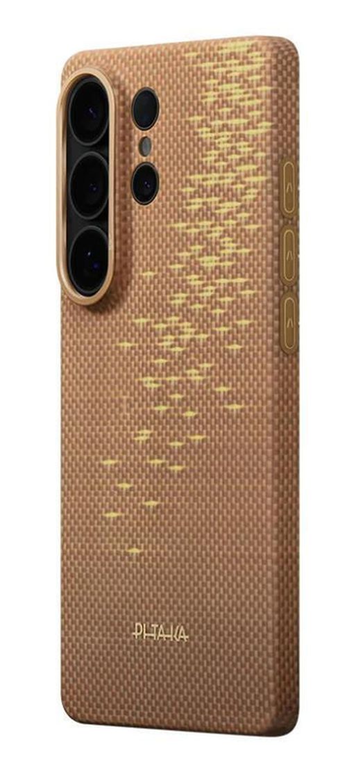 купить Чехол для смартфона Pitaka Samsung S26 Ultra (Golden Glint) (KS2606U) в Кишинёве 