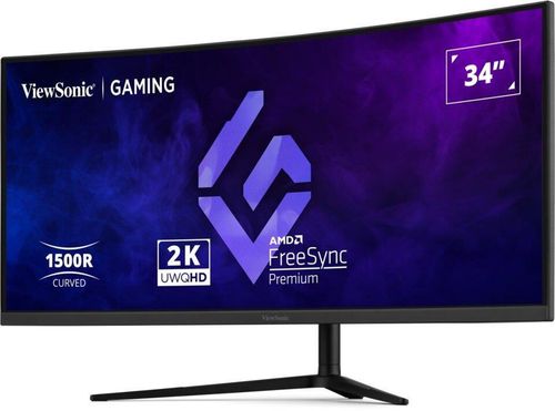 cumpără Monitor Viewsonic VX3418C-2K Curved 21:9 Gaming Black în Chișinău 