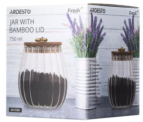 купить Контейнер для хранения пищи Ardesto AR1375BV Fresh Vintage 750ml в Кишинёве 