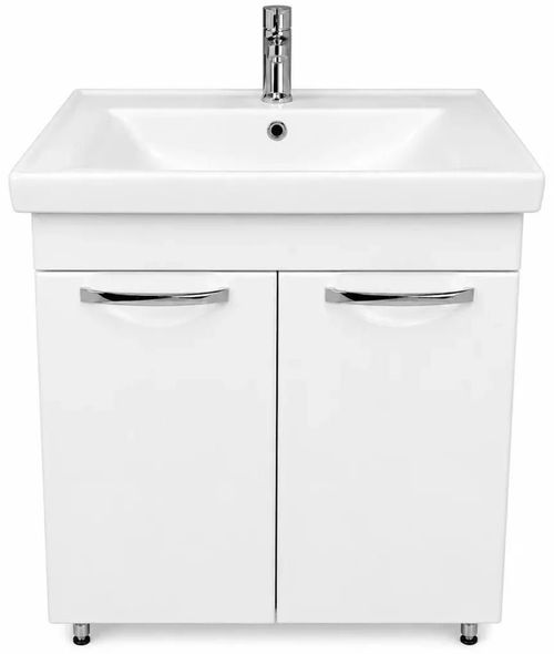 cumpără Dulap pentru lavoar Mashtab 11423 Delfin cu 2 usi 70cm Alb în Chișinău 