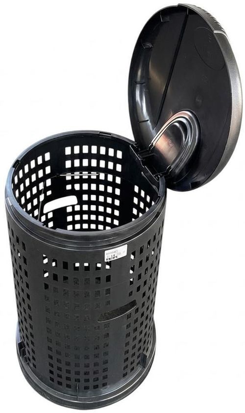 cumpără Coș de gunoi Stefanplast 37188 Container cu suport pentru saci de gunoi de 100 L Trespolo (negru) în Chișinău 