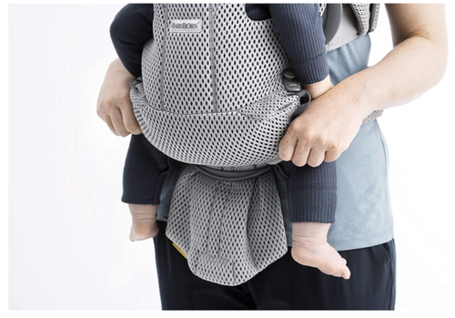 Анатомический рюкзак-кенгуру BabyBjorn Move Grey, 3D Mesh 