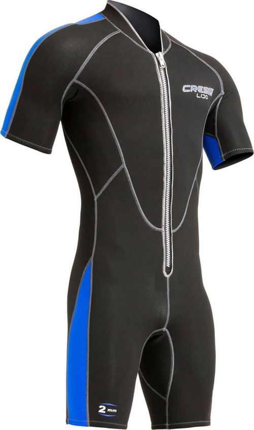 cumpără Accesoriu pentru înot Cressi-Sub LIDO SHORTY WETSUIT black/blue 2mm L/4 (LV455004) în Chișinău 