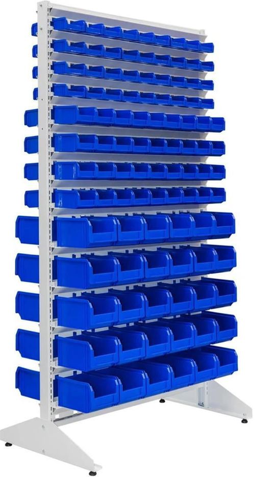 cumpără Sistem de depozitare a instrumentelor УХЛ-МАШ Стеллаж 2-ух сторонний 180см T1/T2/T3 (701-60шт,702-72шт,703-72шт) на колёсах în Chișinău 