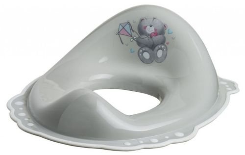 cumpără Oală Bisk 07766 Reductor wc p/u copii cu cauciuc antiderapant, alb (desen ursulet) în Chișinău 