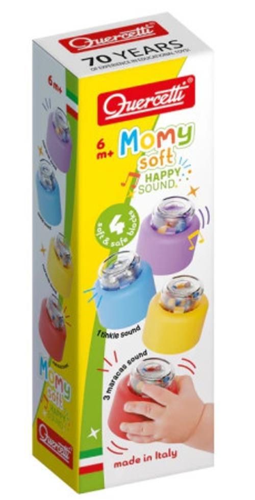 cumpără Zornăitoare Quercetti 4144 Momy Soft Happy Sound (4pcs) în Chișinău 