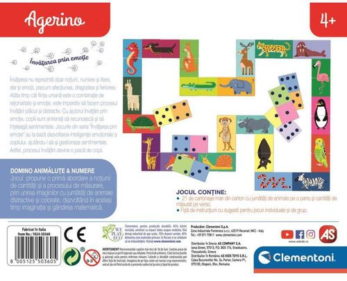 cumpără Puzzle As Kids 1024-50360 Agerino Domino Numere si litere în Chișinău 