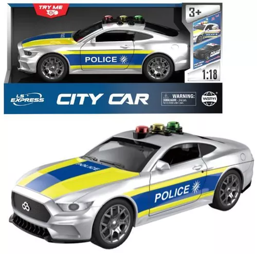 cumpără Mașină Wenyi WY1162F 1:18 Mașină de poliție germană, cu inerție (lumină/sunet) în Chișinău 
