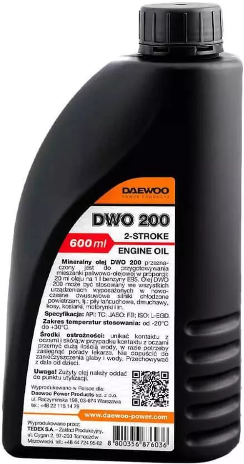 cumpără Ulei Daewoo DWO 200 50 DWO 200 для 2-х тактных двигателей 0.6L 1 în Chișinău 