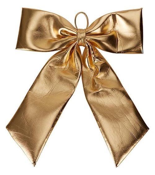 cumpără Decor de Crăciun și Anul Nou Promstore 56457 Fundita decorativa 68x25x80сm, stofa brocart aurie în Chișinău 
