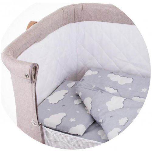 купить Детское постельное белье Chipolino KOSCLOSET 012GC Постель для люльки grey cloud в Кишинёве 