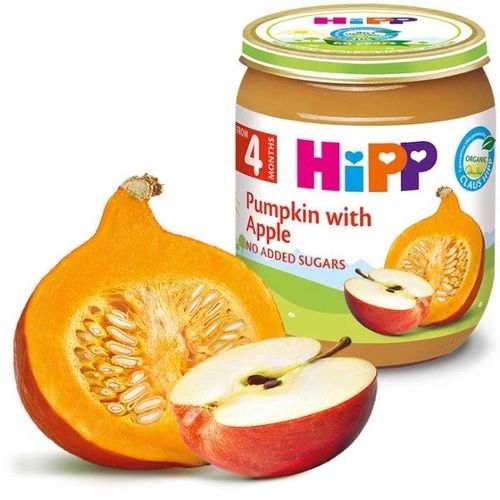 Пюре HIPP яблоко-тыква (4+ мес) 125 г 