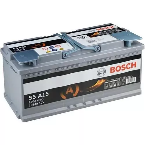 cumpără Acumulator auto Bosch S5 AGM 12V 105Ah 950EN 394x175x190 -/+ (0092S5A150) în Chișinău 