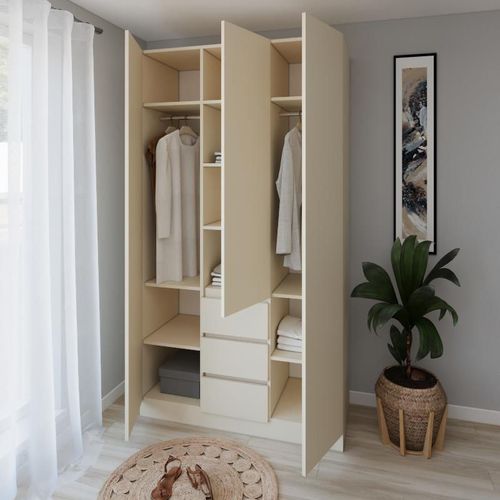 купить Шкаф Smartex (15890) N16 120cm Ivory в Кишинёве 