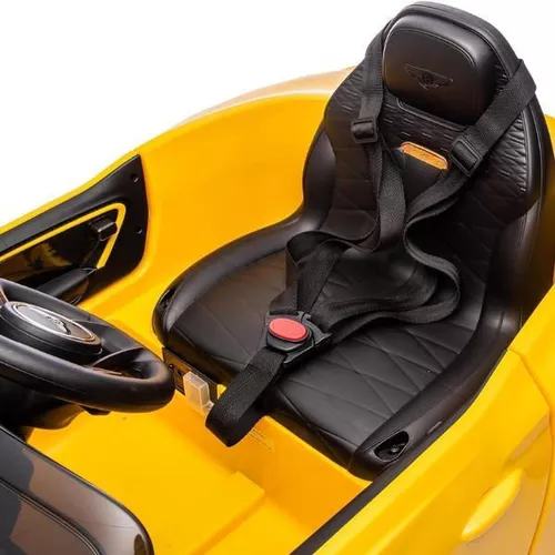cumpără Mașină electrică pentru copii Kids car 8010317DR_Yellow Bentley Bacalar, 12V7AH, scaune din piele în Chișinău 