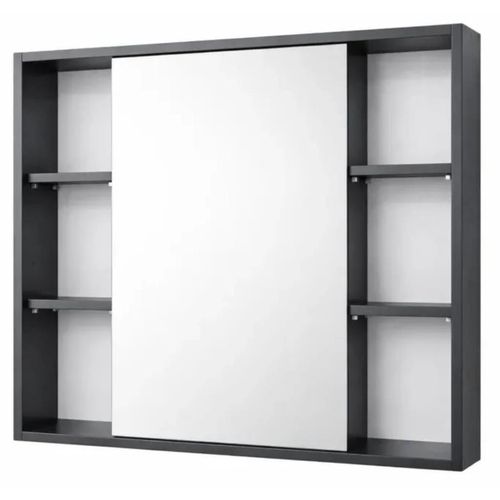купить Зеркало для ванной Mashtab 11855 Alicante 800x155x730 Antracit Mat в Кишинёве 